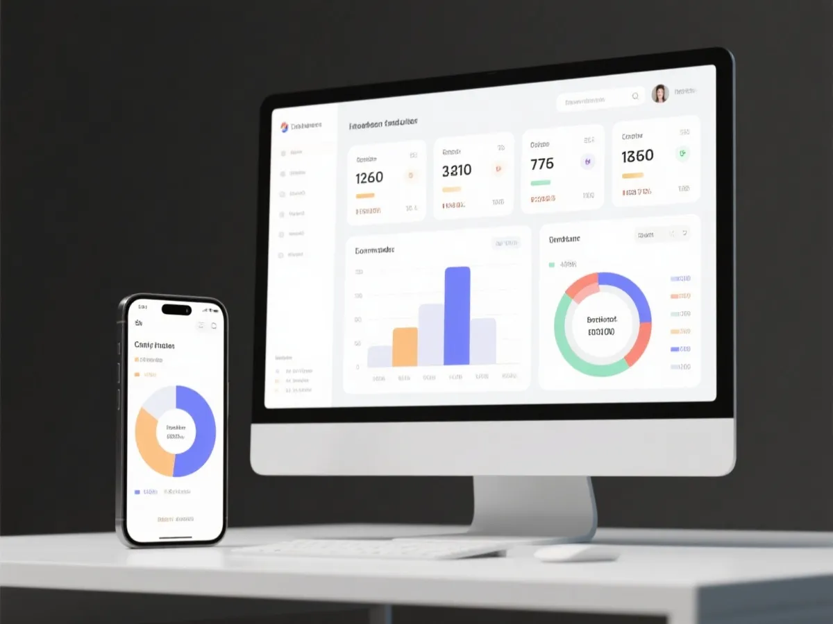 开奖数据与统计展示界面